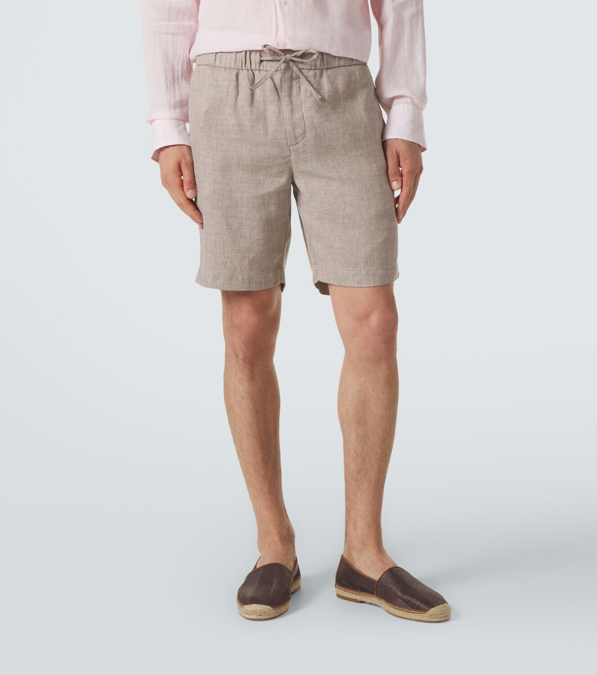 Frescobol Carioca Felipe linen and cotton shorts