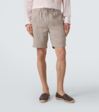 Frescobol Carioca Felipe linen and cotton shorts