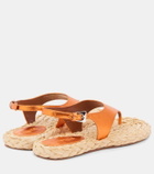 Paris Texas Amalfi metallic leather thong sandals
