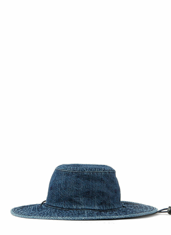 Photo: Our Legacy - Space Denim Bucket Hat in Blue