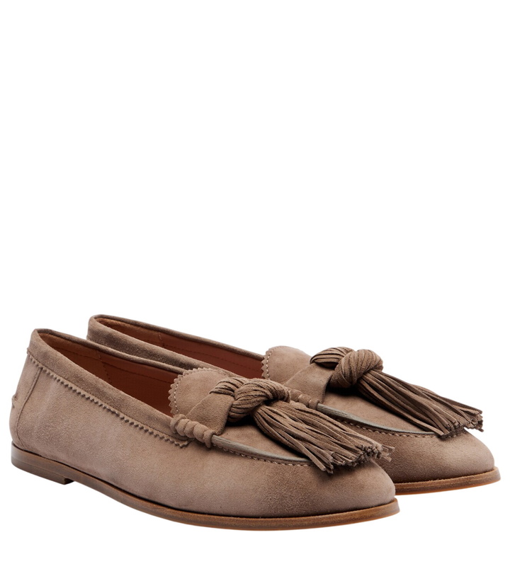 Photo: Aquazzura Freddie suede loafers
