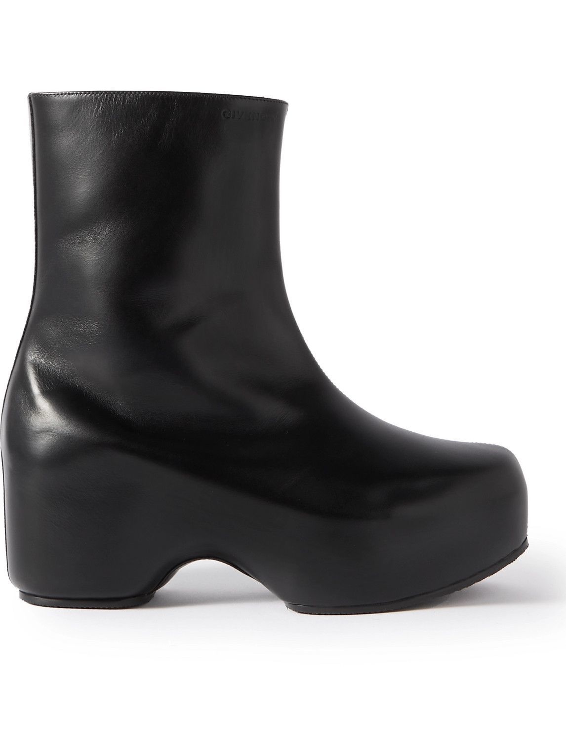 Photo: Givenchy - G Leather Chelsea Boots - Black