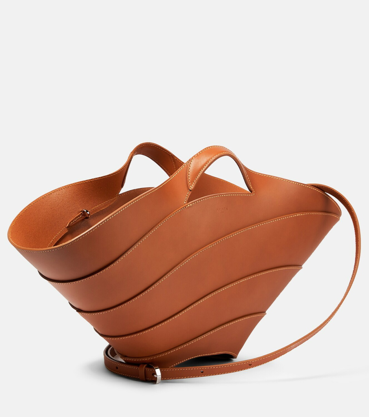 Alaïa Khaima Medium leather tote bag ALAÏA