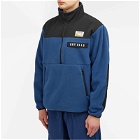 Human Made Men's Fleece Half-Zip Jacket in Navy