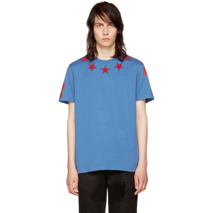 Photo: Givenchy Blue Stars 74 Shirt 