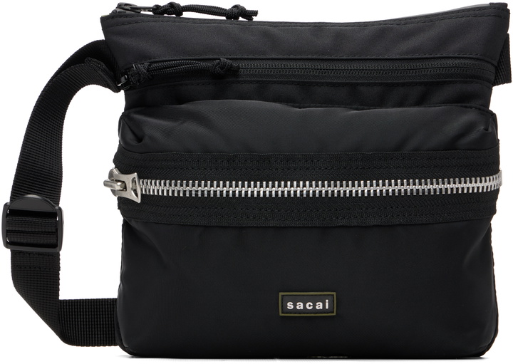 Photo: sacai Black Pocket Sacoche Bag