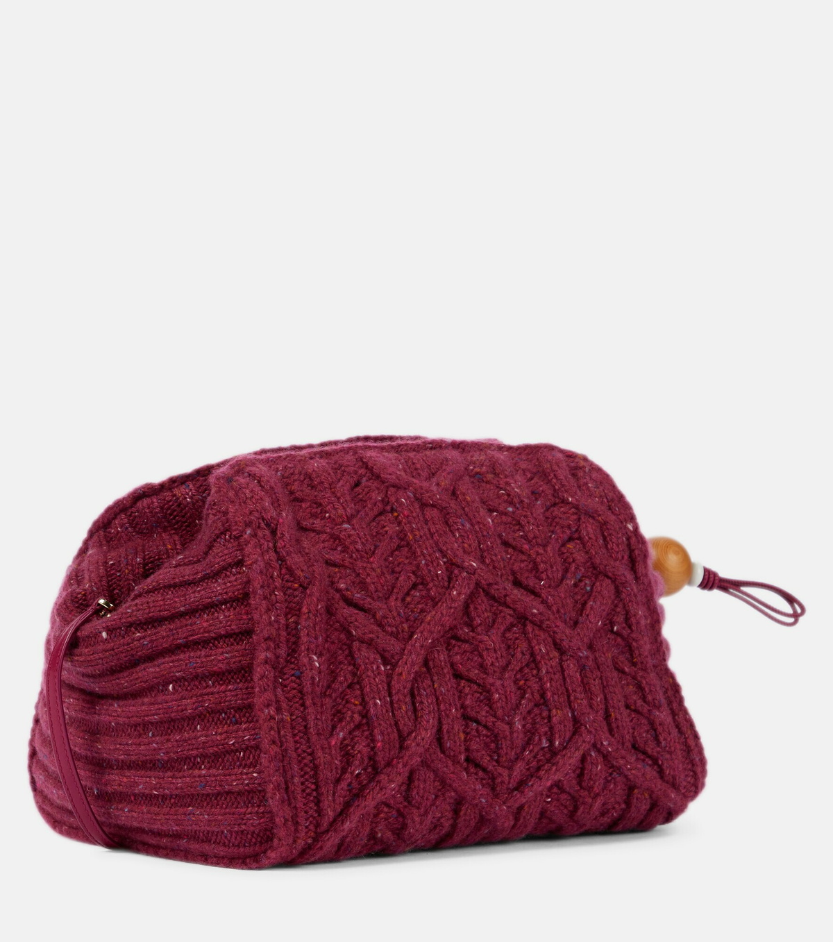 Loro Piana - Puffy Pouch knitted clutch