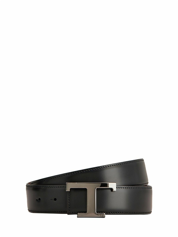 Photo: TOD'S - Logo Leather Belt