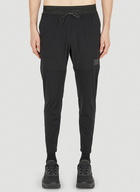 Logo Print Track Pants in Black