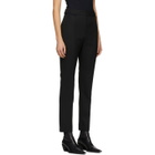 Haider Ackermann Black Slit Trousers
