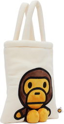 BAPE Off-White Tote & Drawstring Pouch Set
