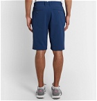 Adidas Golf - adiPure Slim-Fit Stretch-Seersucker Golf Shorts - Blue