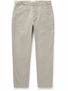 Folk - Tapered Stretch-Cotton Trousers - Gray