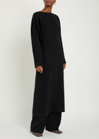 Studio Nicholson Cali Wool-blend Midi Dress Black
