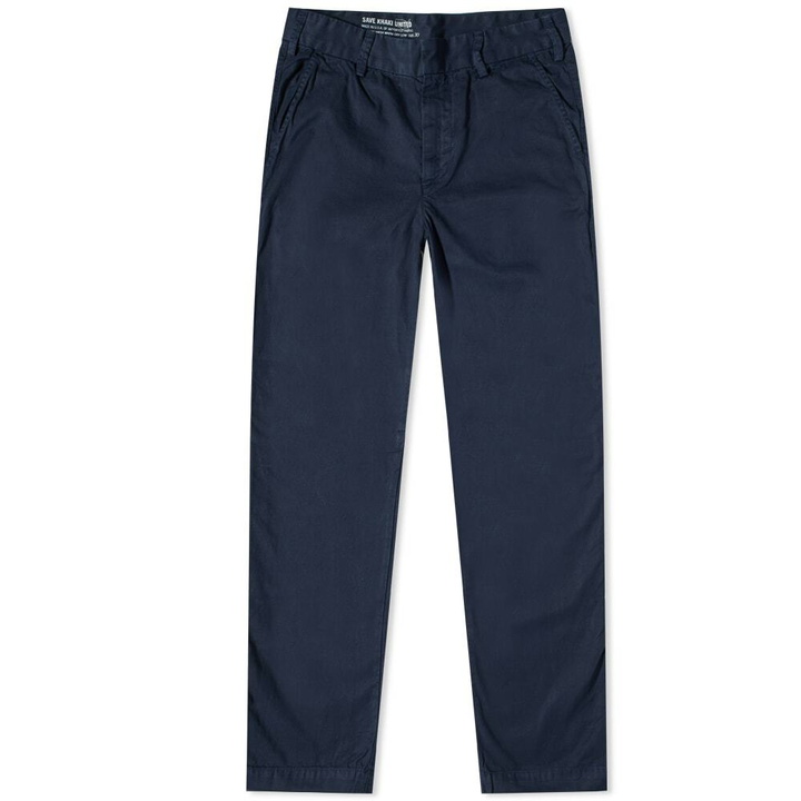 Photo: Save Khaki Men's Original Light Twill Chino in Navy