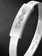 HOORSENBUHS - Slot Logo-Embossed Sterling Silver Cuff - Silver