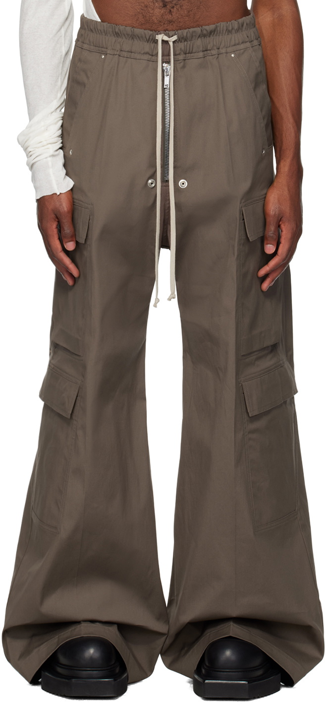 Rick Owens Gray Belas Cargo Pants Rick Owens