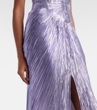 Maria Lucia Hohan Sara silk-blend bustier gown