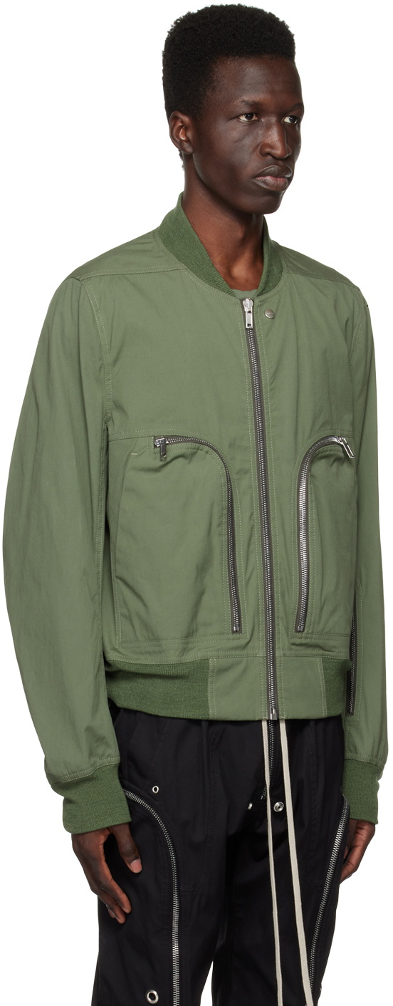 Rick Owens: Black Hollywood Bauhaus Leather Flight Jacket