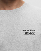 Pas Normal Studios Off Race Pns T Shirt Grey - Mens - Shortsleeves