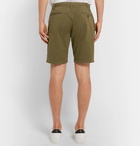 PS by Paul Smith - Slim-Fit Stretch Cotton-Twill Shorts - Men - Green