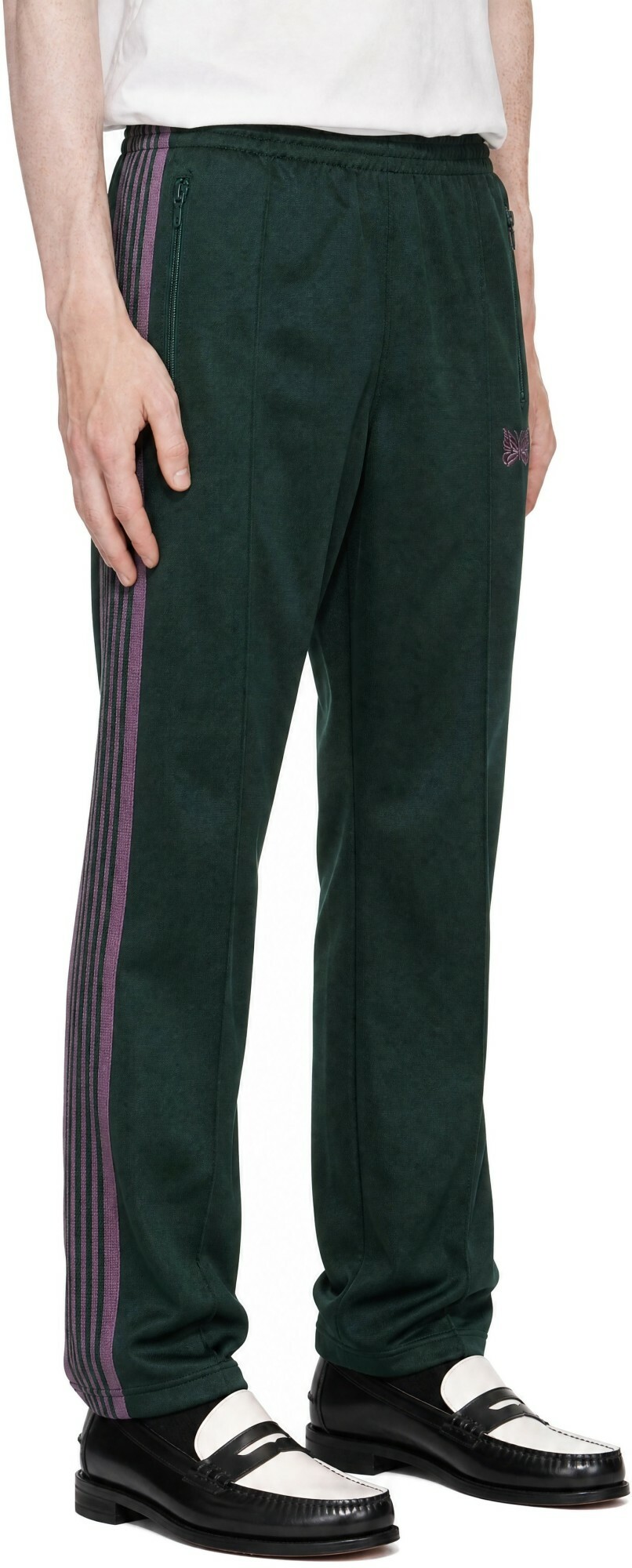 NEEDLES Green Boot-Cut Track Pants