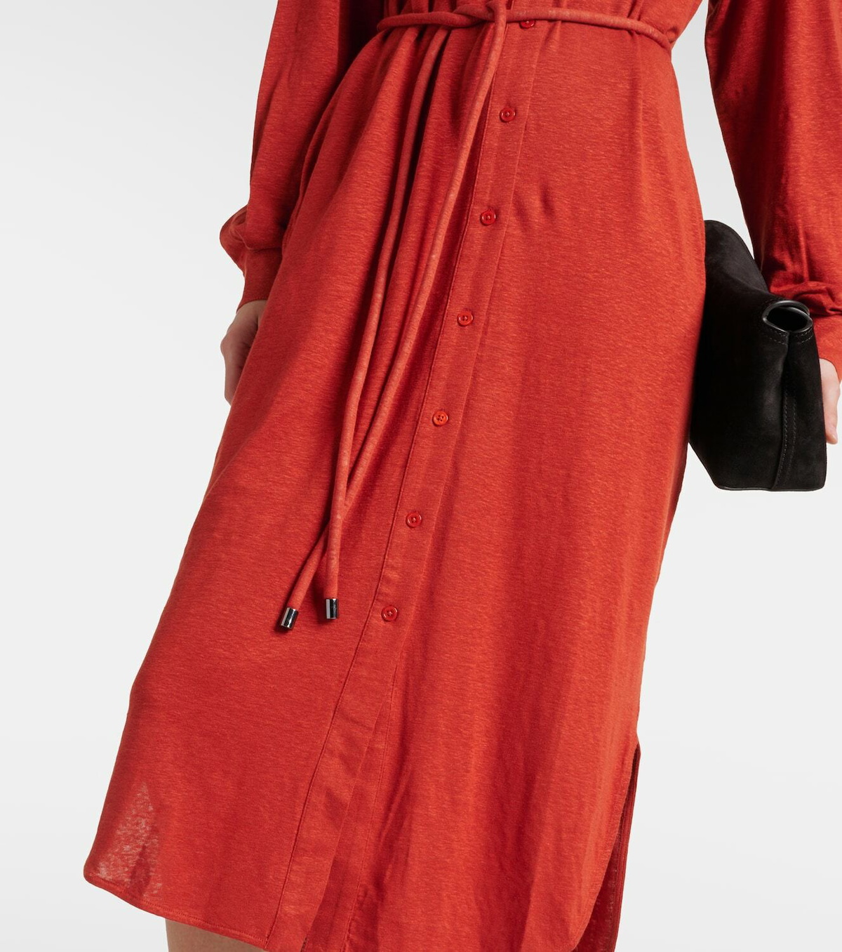 Max Mara Leisure Bormida linen-blend midi dress Max Mara