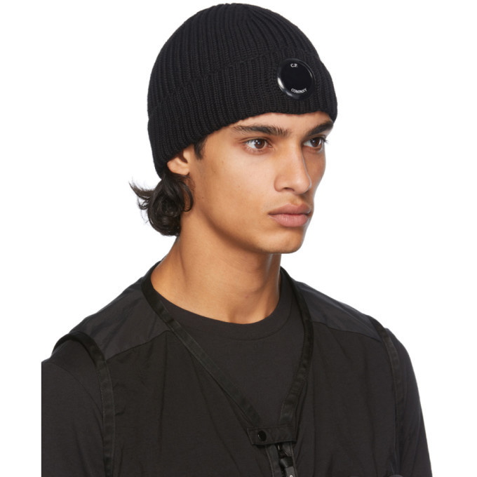CP Company Goggle Knit Beanie Hat Total Eclipse – AyZed Clothing