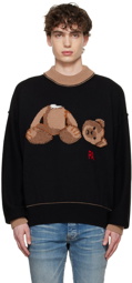 Palm Angels Black Bear Sweater
