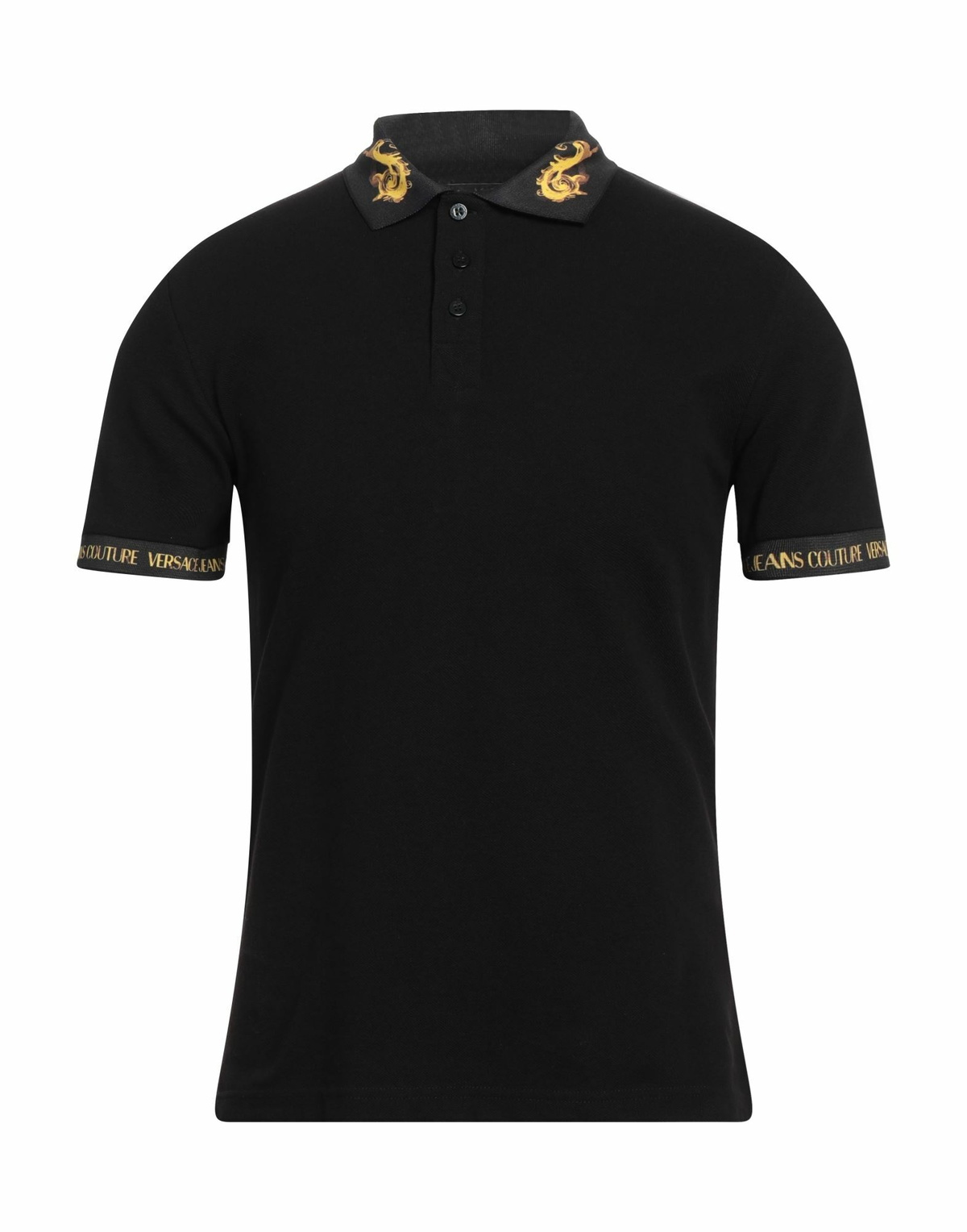 Versace Jeans Couture Mens Polo shirt in Black