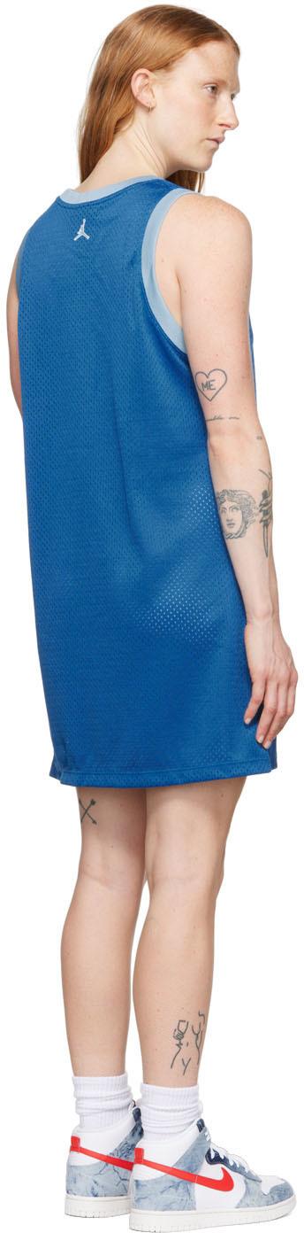 Nike Jordan Blue Polyester Mini Dress Nike Jordan Brand