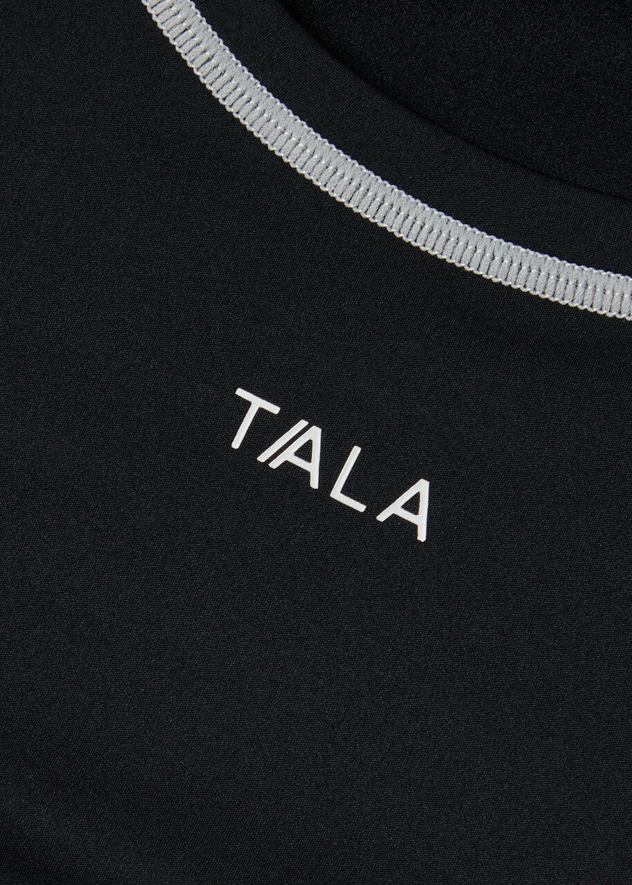 Tala Ultralite Active Logo Stretch-jersey T-shirt Black