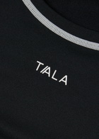 Tala Ultralite Active Logo Stretch-jersey T-shirt Black