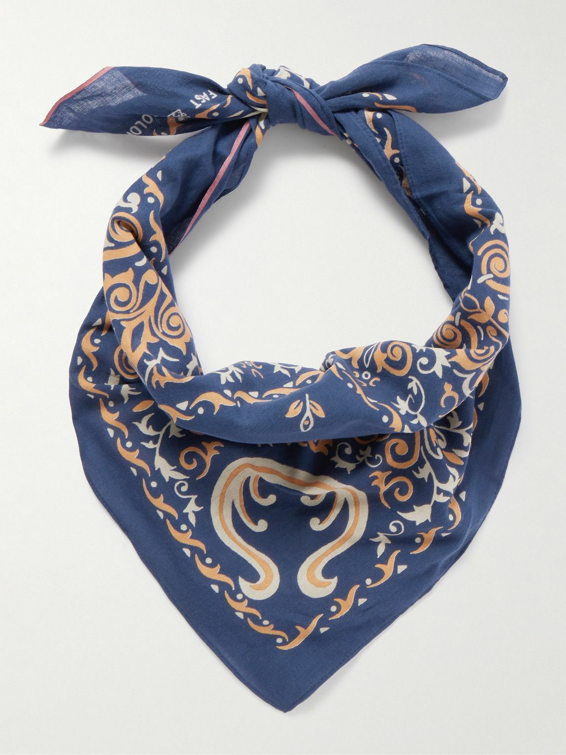 KAPITAL - Antler Naja Printed Cotton-Voile Bandana KAPITAL