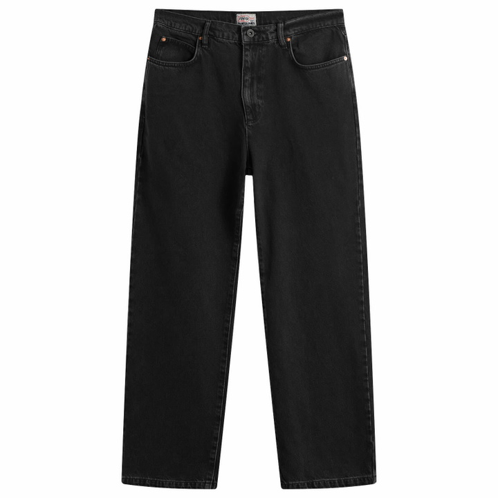 Photo: Stan Ray Men's Standard 5 Denim Jeans in Stonewashed Black Denim