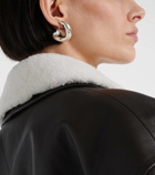 Bottega Veneta Sterling silver hoop earrings