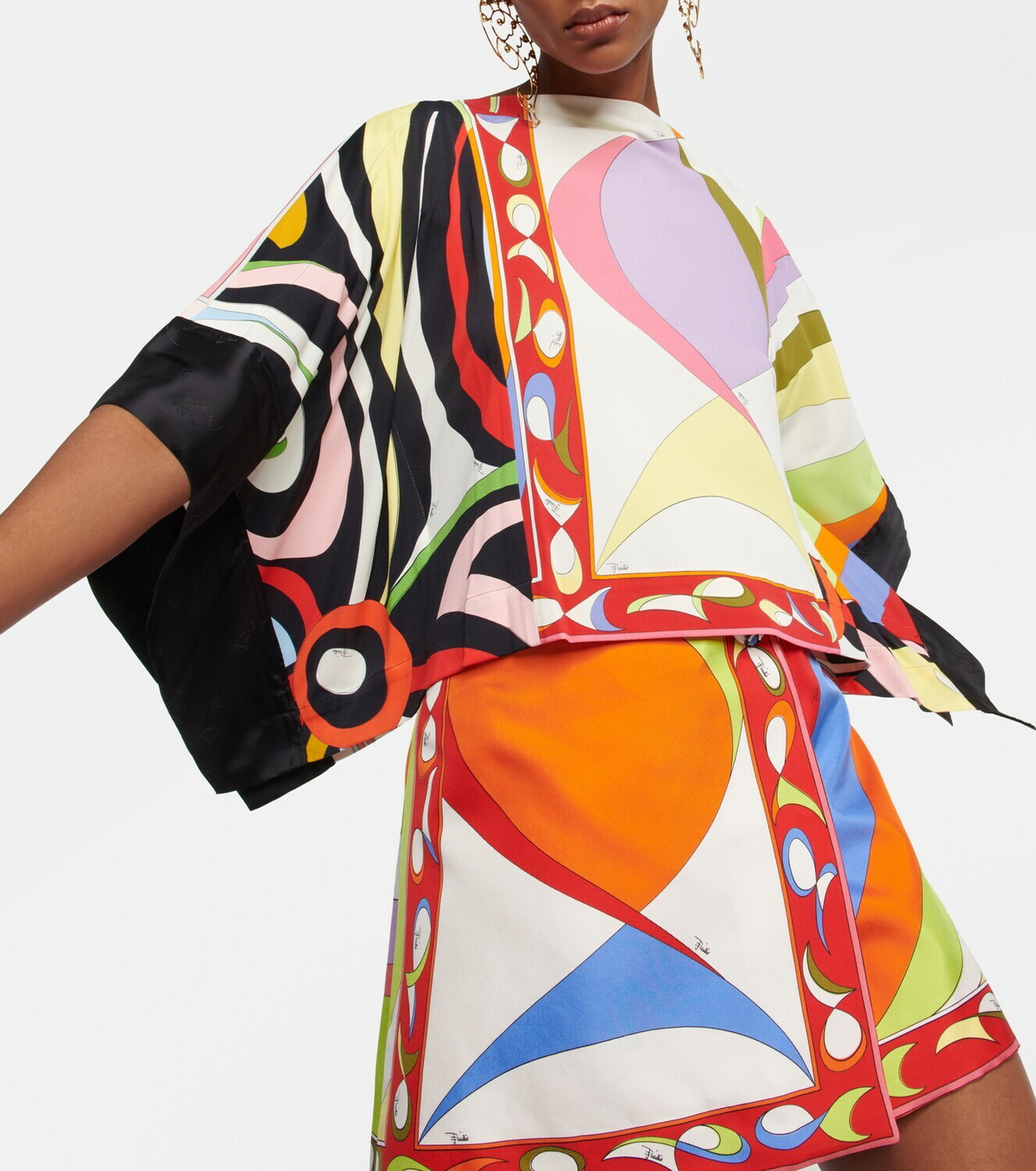 Pucci - Printed jersey blouse Emilio Pucci