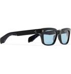 Jacques Marie Mage - Molino Square-Frame Acetate and Silver Sunglasses - Midnight blue