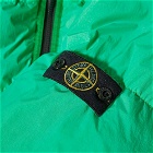 Stone Island Junior Garment Dyed Crinkle Reps Jacket in Green
