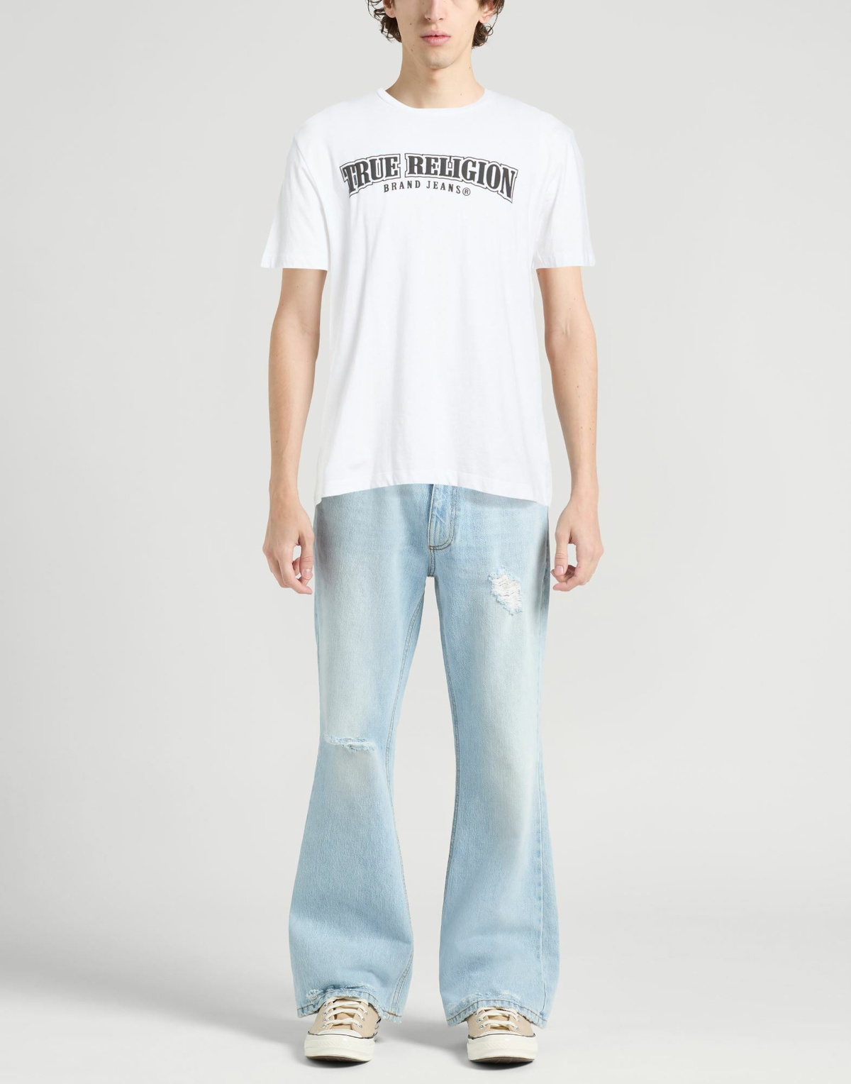 True Religion Mens T-shirt in White