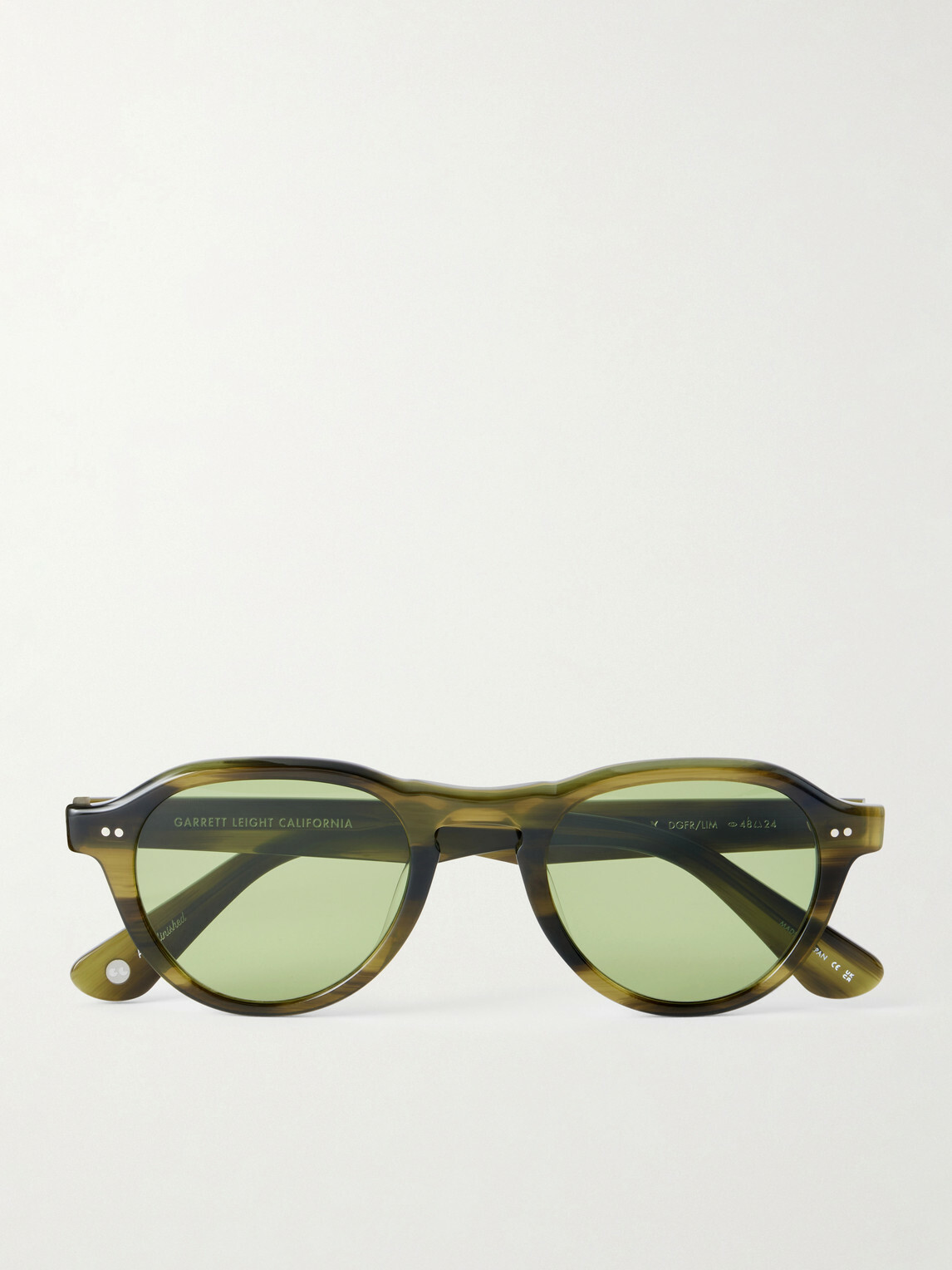 Garrett Leight California Optical - McNally Oval-Frame Acetate Sunglasses
