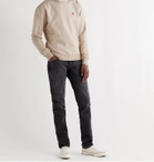 AMI PARIS - Logo-Embroidered Loopback Cotton-Jersey Sweatshirt - Neutrals