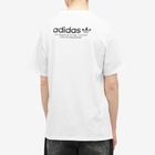 Adidas Men's 4.0 Logo T-Shirt in White/Black