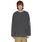 Juun.J Grey Long Sleeve T-Shirt