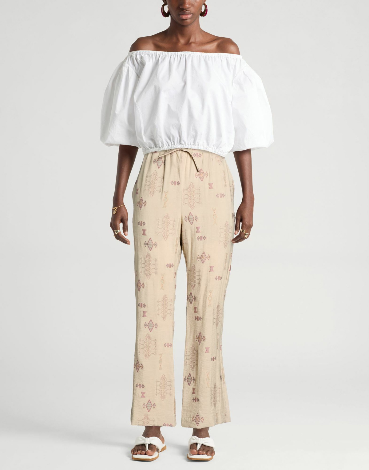 Needles Womens Pants in Beige