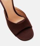 The Attico Betta 95 satin mules