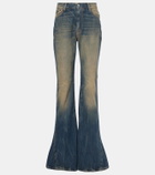 Acne Studios 2024F high-rise bootcut jeans
