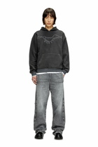 Diesel Hoodie with charm necklace print - Sweaters - Unisex - Grey