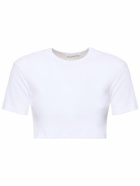 THE FRANKIE SHOP - Nico Cotton Blend Cropped T-shirt