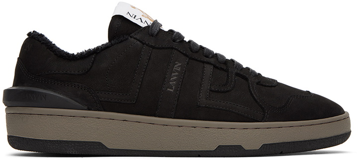 Photo: Lanvin Black Clay Sneakers